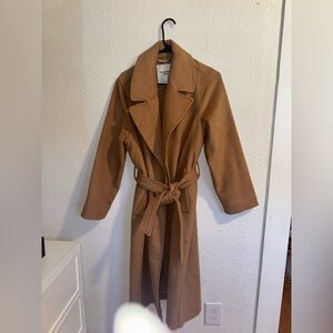 Abercrombie & Fitch Camel Trench Coat